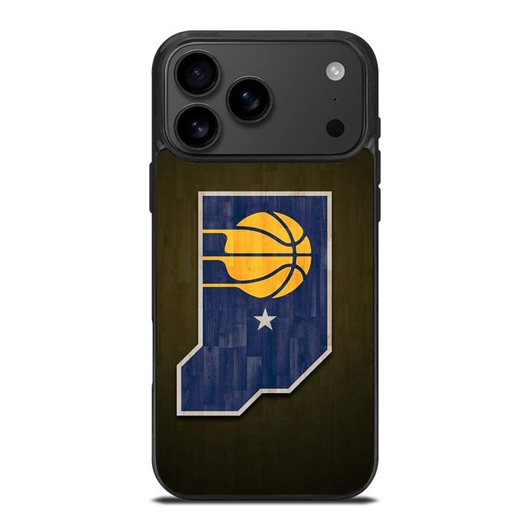 INDIANA PACERS WOODEN LOGO iPhone 17 Pro Max Case Cover