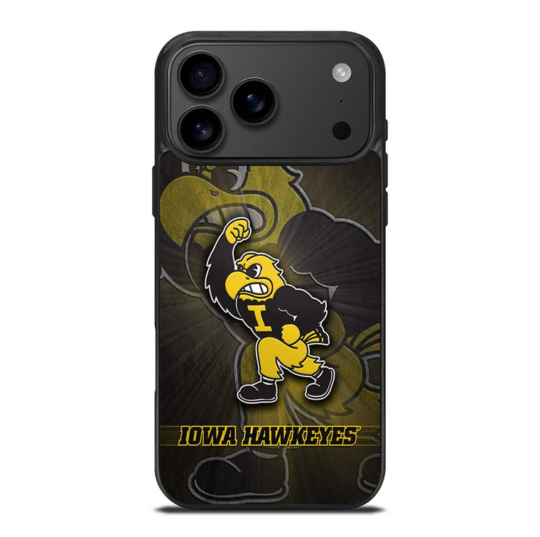 IOWA HAWKEYES MASCOT iPhone 17 Pro Max Case Cover