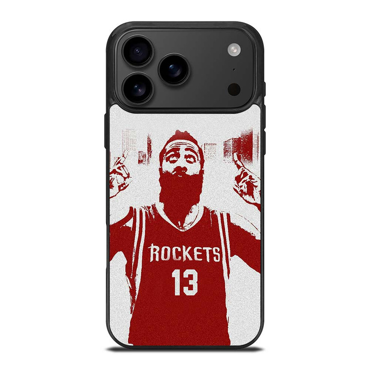 JAMES HARDEN HOUSTON ROCKETS 13 iPhone 17 Pro Max Case Cover