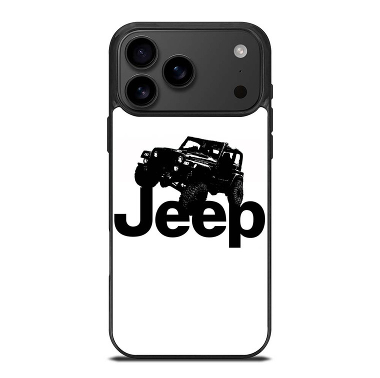 JEEP BLACK LOGO iPhone 17 Pro Max Case Cover