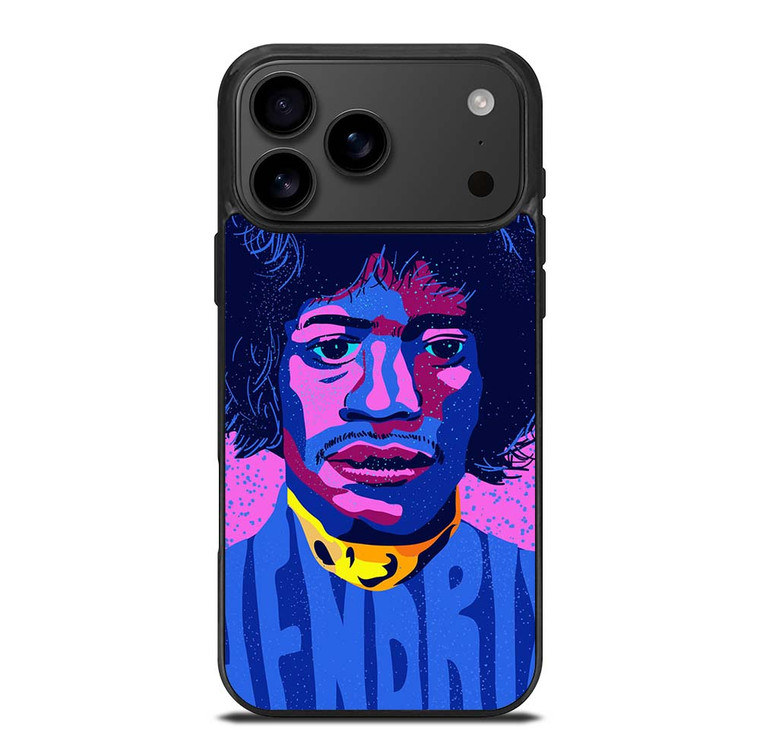 JIMI HENDRIX GUITAR LEGEND ART iPhone 17 Pro Max Case Cover