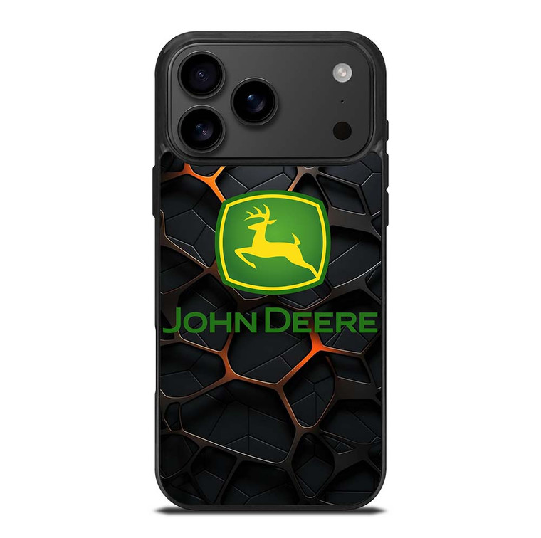 JOHN DEERE TRACTOR LOGO STEEL EMBLEM iPhone 17 Pro Max Case Cover