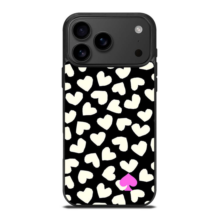 KATE SPADE LOVE HEART POLKADOTS iPhone 17 Pro Max Case Cover