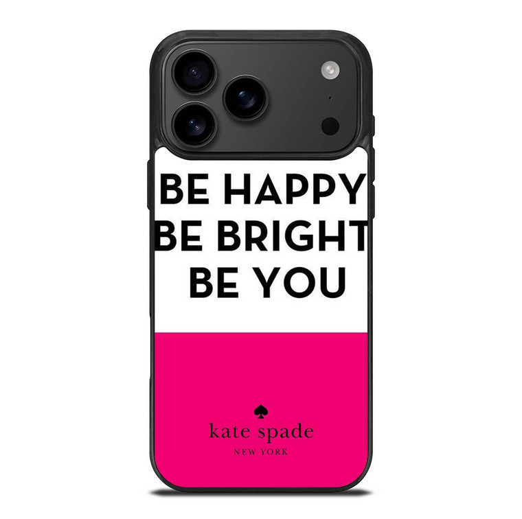 KATE SPADE NEW YORK BE HAPPY iPhone 17 Pro Max Case Cover