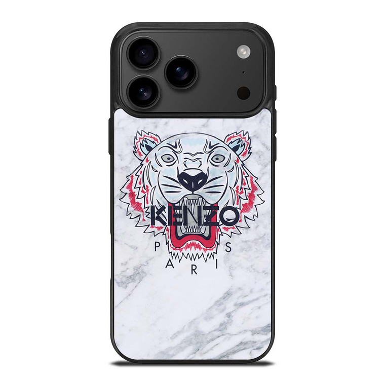 KENZO PARIS TIGER MARBLE iPhone 17 Pro Max Case Cover