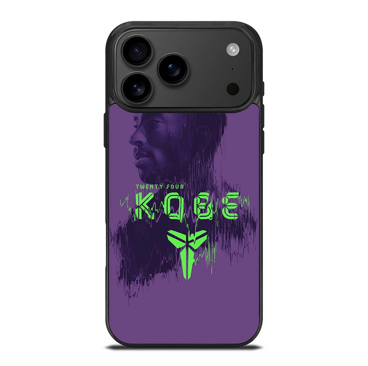 KOBE BRYANT TWENTY FOUR BLACK MAMBA iPhone 17 Pro Max Case Cover