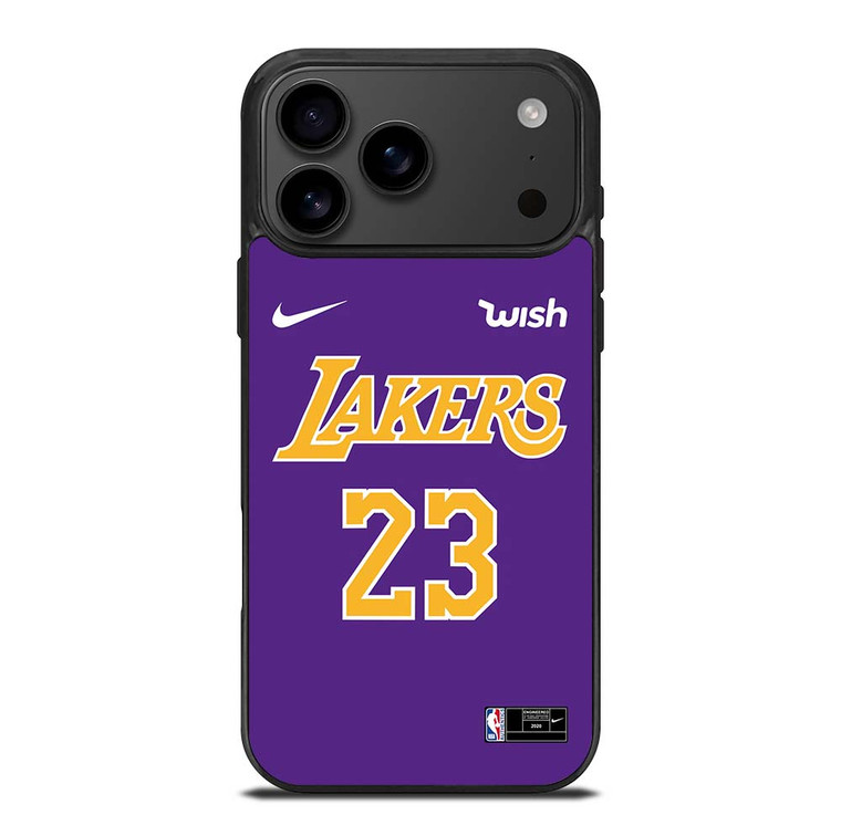 LA LAKERS LEBRON JAMES JERSEY iPhone 17 Pro Max Case Cover