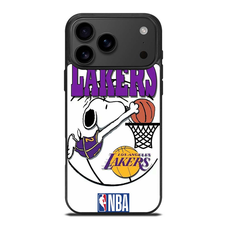 LA LAKERS SNOOPY DUNK iPhone 17 Pro Max Case Cover