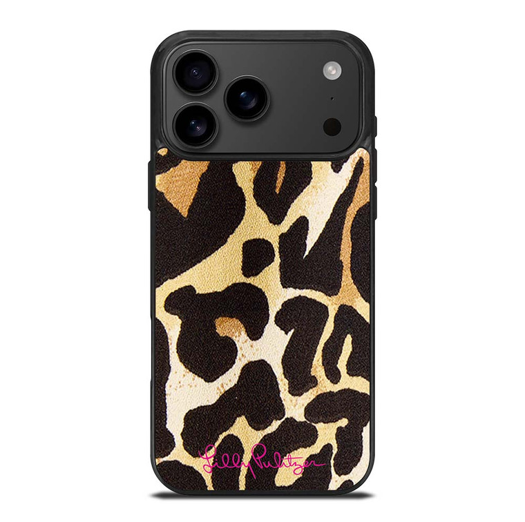 LILLY PULITZER LEOPARD PATTERN iPhone 17 Pro Max Case Cover