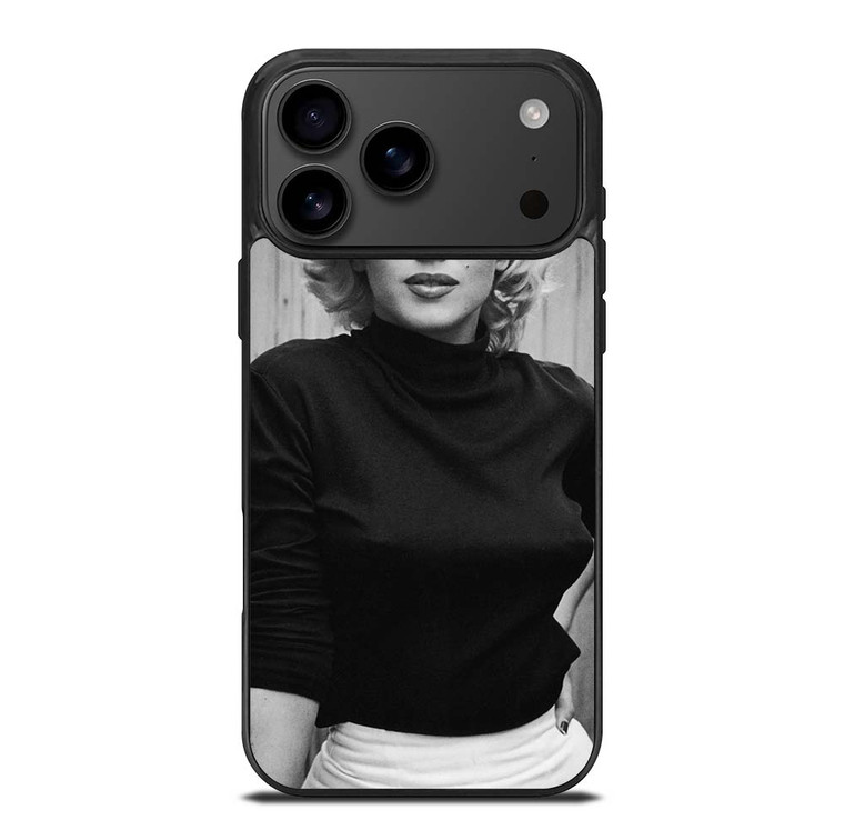 MARILYN MONROE BLACK WHITE iPhone 17 Pro Max Case Cover