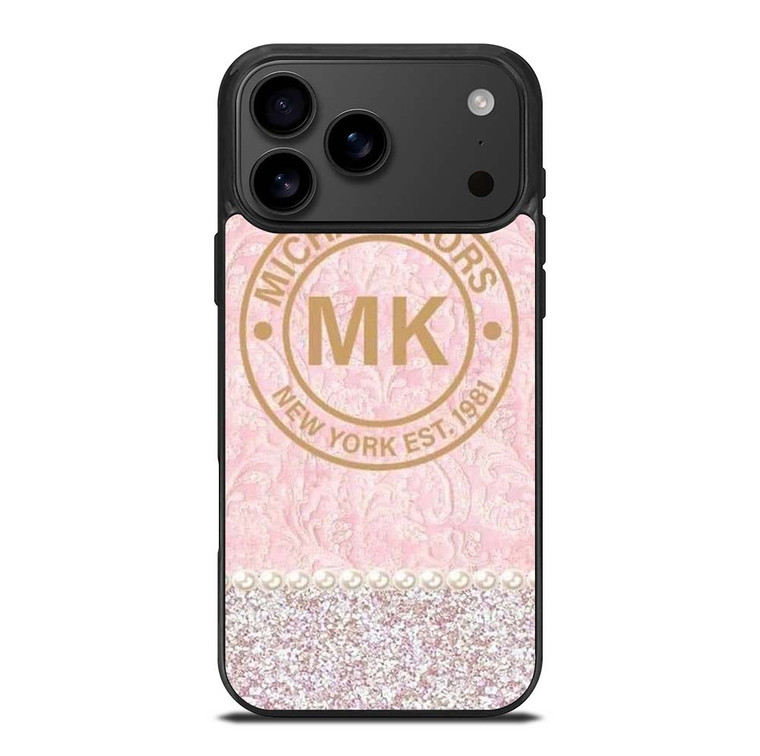 MICHAEL KORS MK LOGO PINK iPhone 17 Pro Max Case Cover