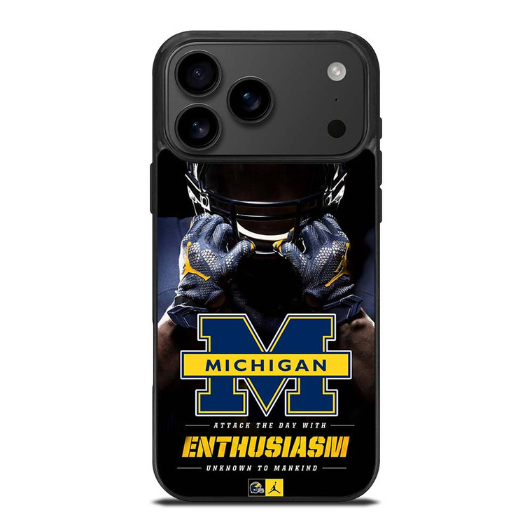 MICHIGAN WOLVERINES iPhone 17 Pro Max Case Cover
