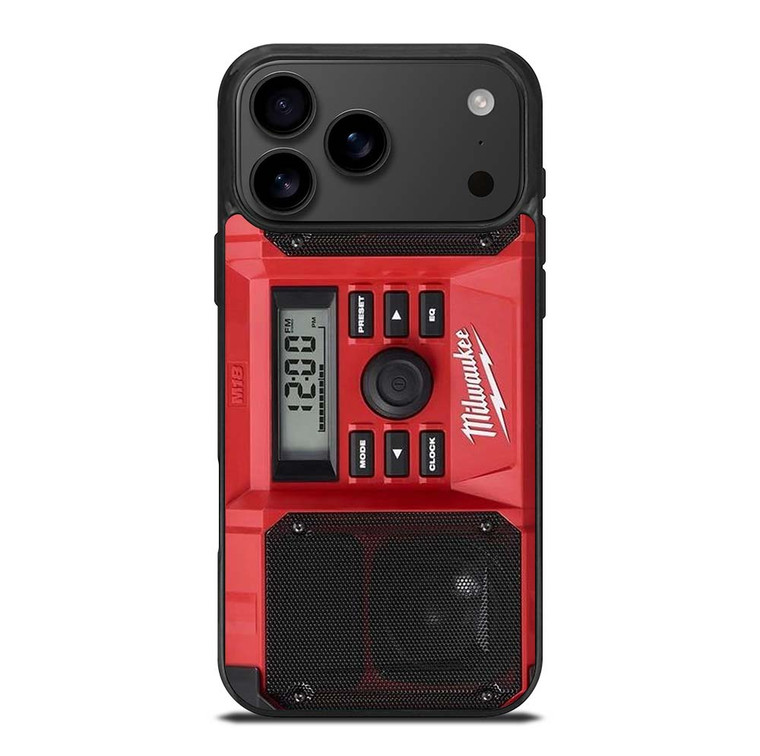 MILWAUKEE JOBSITE RADIO iPhone 17 Pro Max Case Cover