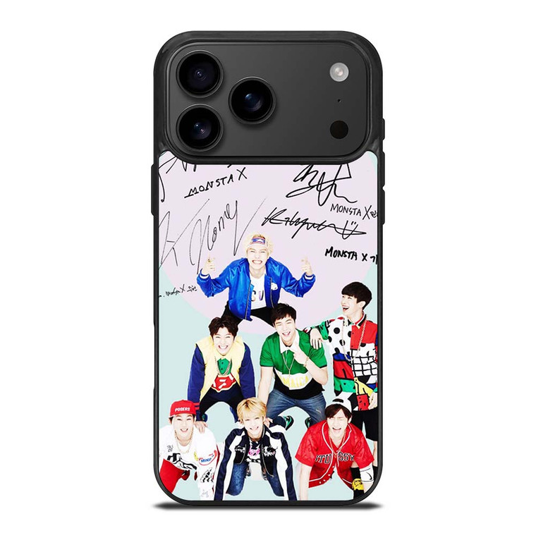 MONSTA X K POP SIGNATURE iPhone 17 Pro Max Case Cover