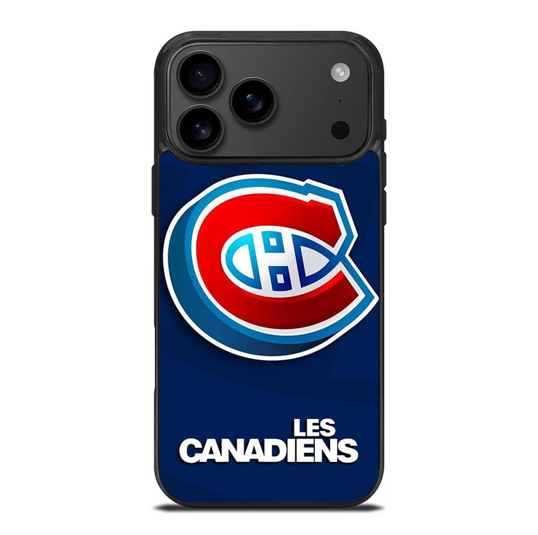 MONTREAL LES CANADIENS NHL 3D LOGO iPhone 17 Pro Max Case Cover