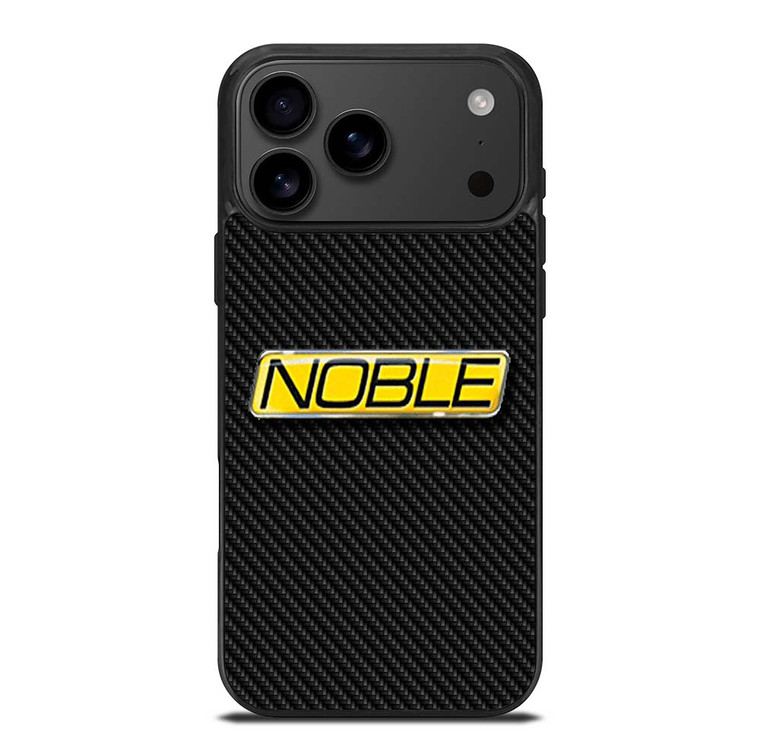 NOBLE CARBON LOGO iPhone 17 Pro Max Case Cover