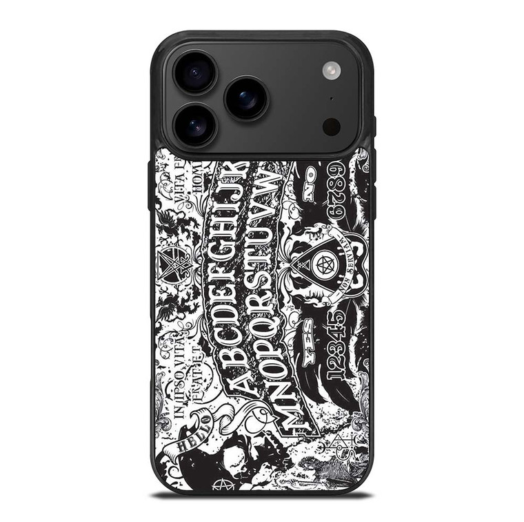 OUIJA BOARD BLACK AND WHITE iPhone 17 Pro Max Case Cover