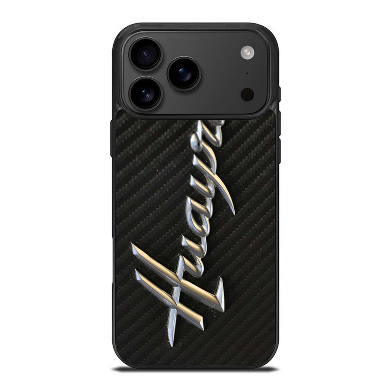 PAGANI HUAYRA CARBON LOGO iPhone 17 Pro Max Case Cover
