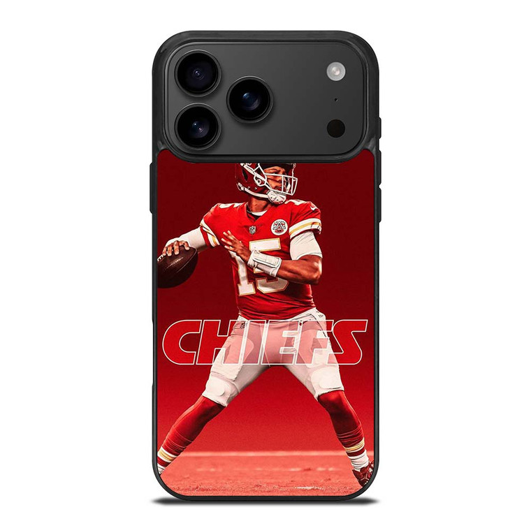 PATRICK MAHOMES KANSAS CITY CHIEFS 15 iPhone 17 Pro Max Case Cover