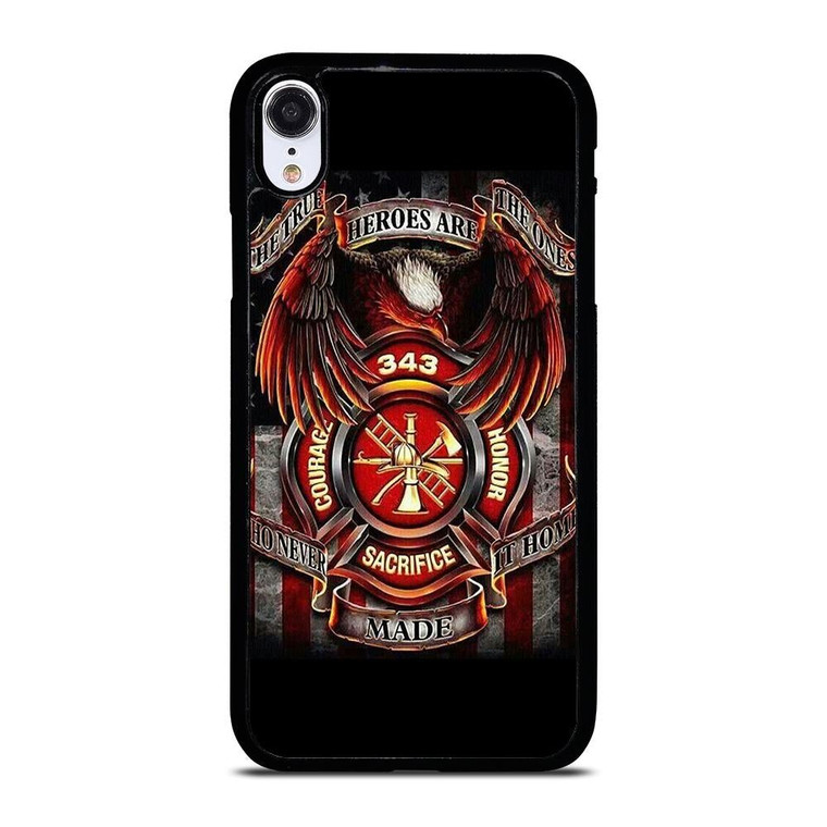 FIREFIGHTER FIREMAN HEROES iPhone XR Case Cover