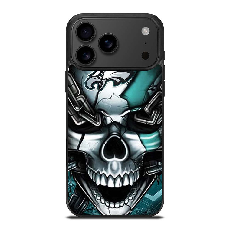 PHILADELPHIA EAGLES SKULL LOGO iPhone 17 Pro Max Case Cover