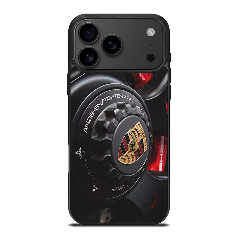 PORSCHE CAR LOGO WHEEL ICON iPhone 17 Pro Max Case Cover