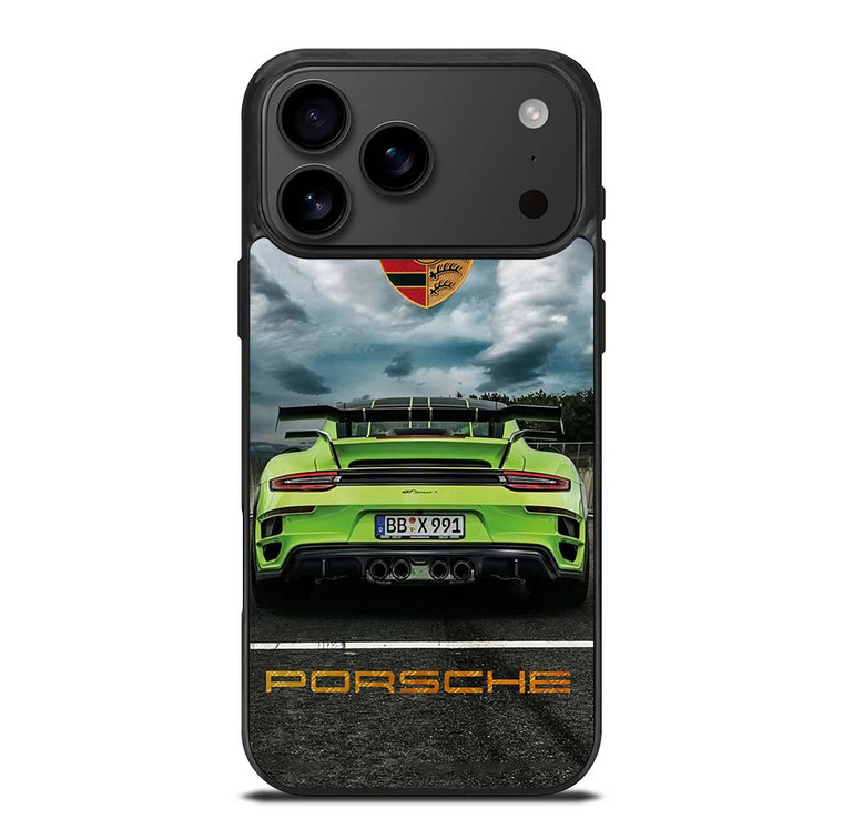 PORSCHE LOGO GREEN CAR iPhone 17 Pro Max Case Cover