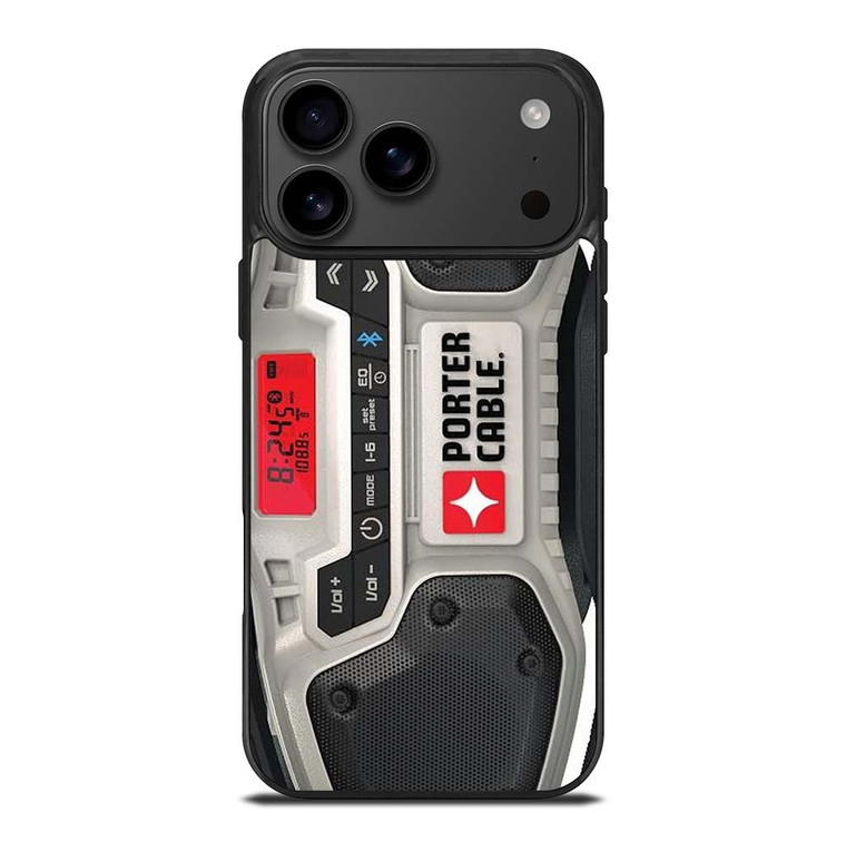 PORTER CABLE BLUETOOTH RADIO iPhone 17 Pro Max Case Cover