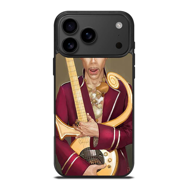 PRINCE PURPLE IN MEMORIAM AND GUITAR iPhone 17 Pro Max Case Cover