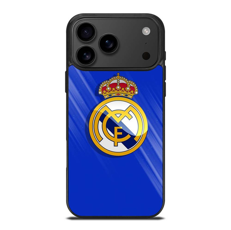 REAL MADRID LOGO BLUE iPhone 17 Pro Max Case Cover