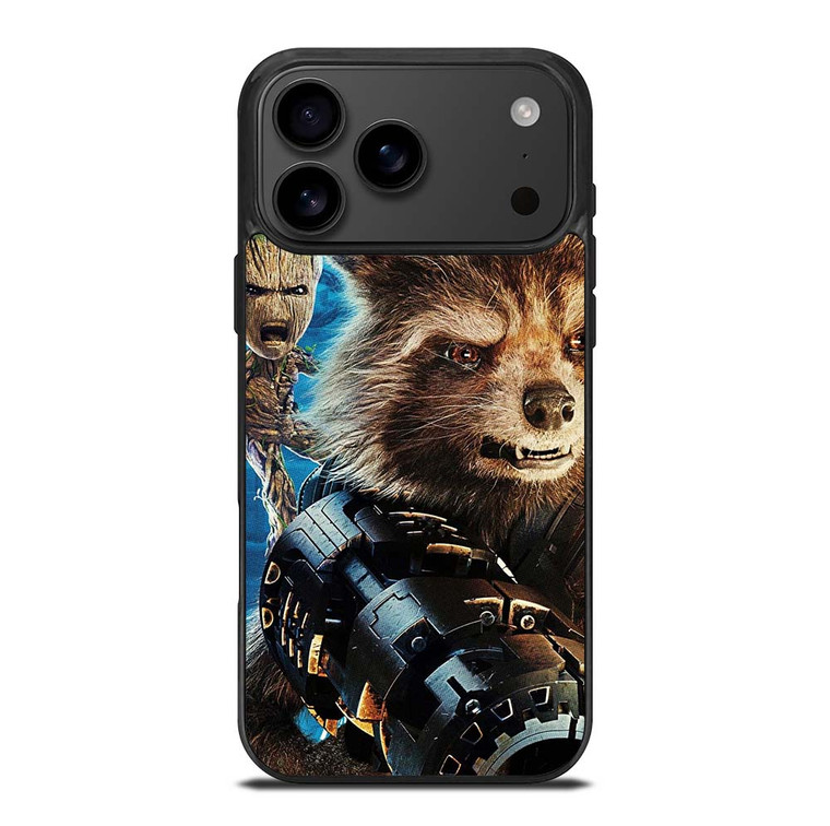 ROCKET RACCOON X GROOT iPhone 17 Pro Max Case Cover