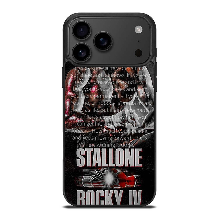 ROCKY BALBOA QUOTE ART iPhone 17 Pro Max Case Cover