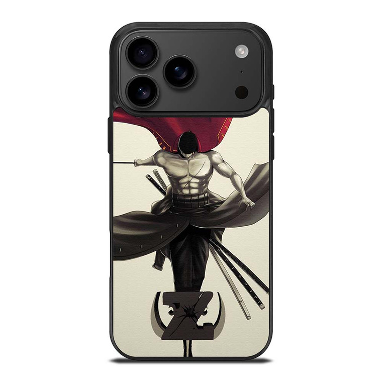 RORONOA ZORO ONE PIECE ANIME iPhone 17 Pro Max Case Cover