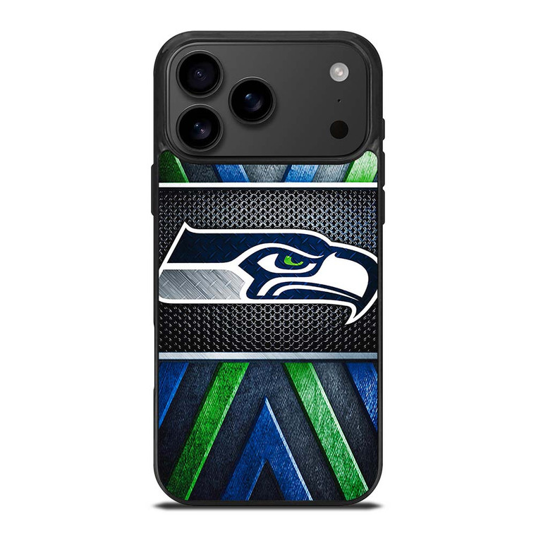 SEATTLE SEAHAWKS METAL LOGO iPhone 17 Pro Max Case Cover