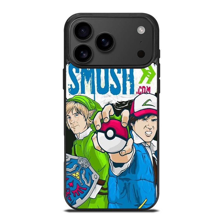 SMOSH ZELDA AND POKEMON iPhone 17 Pro Max Case Cover