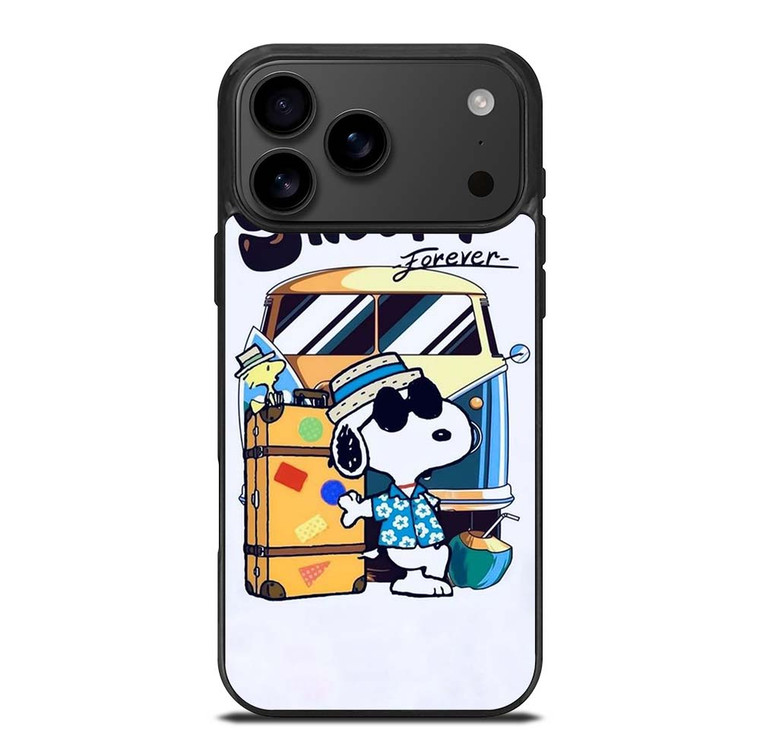 SNOOPY THE PEANUTS CHARLIE BROWN CARTOON FOREVER iPhone 17 Pro Max Case Cover