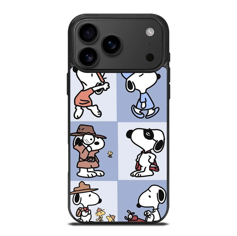 SNOOPY THE PEANUTS CHARLIE BROWN CARTOON iPhone 17 Pro Max Case Cover