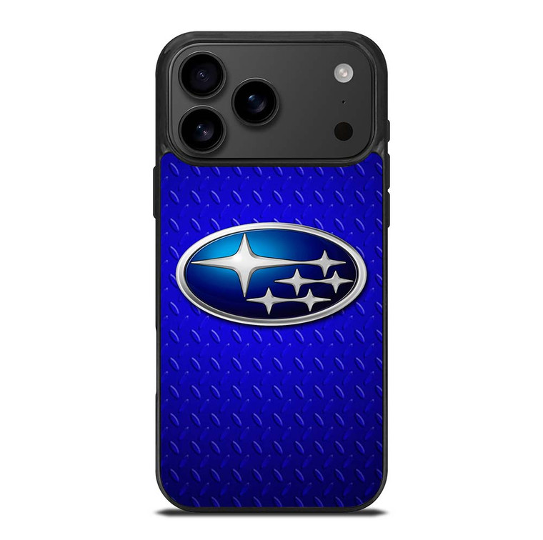 SUBARU BLUE METAL LOGO iPhone 17 Pro Max Case Cover