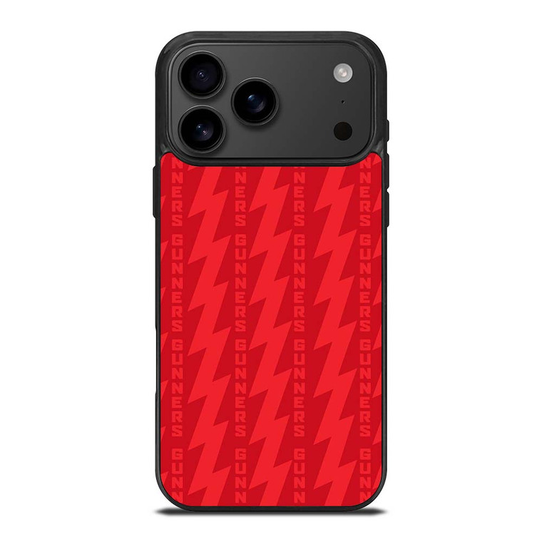THE GUNNERS ARSENAL RED PATTERN iPhone 17 Pro Max Case Cover