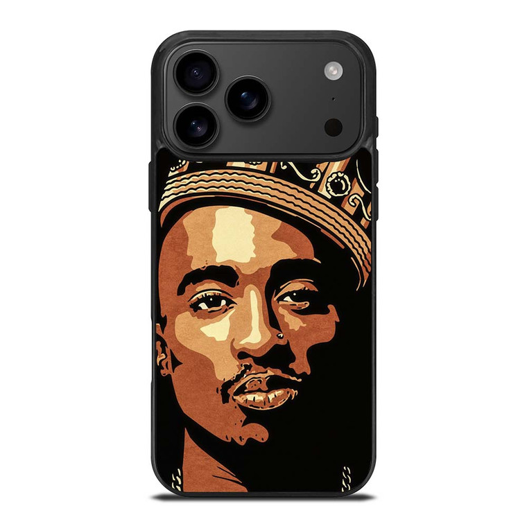 THE KING TUPAC SHAKUR ART iPhone 17 Pro Max Case Cover