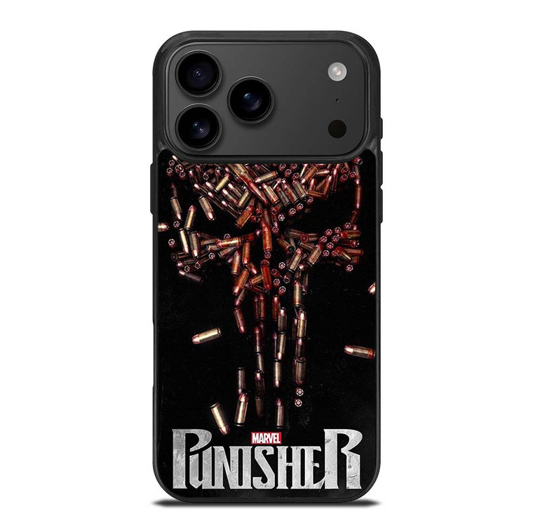 THE PUNISHER SKULL BULLET LOGO FRANK CASTLE MARVEL iPhone 17 Pro Max Case Cover