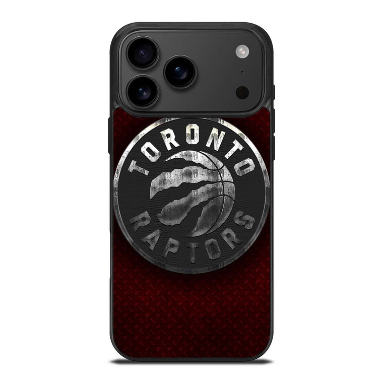 TORONTO RAPTORS RED METAL iPhone 17 Pro Max Case Cover