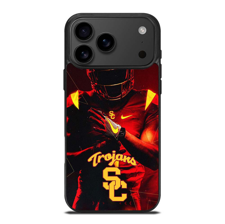 USC FOOTBALL TROJANS LOGO iPhone 17 Pro Max Case Cover