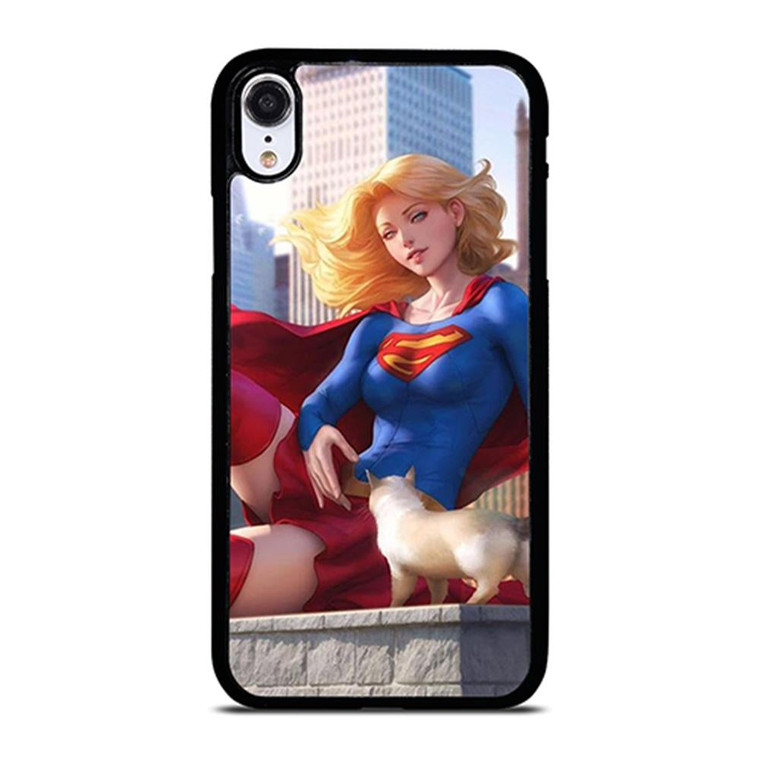 SUPERGIRL  DC CARTOON iPhone XR Case Cover