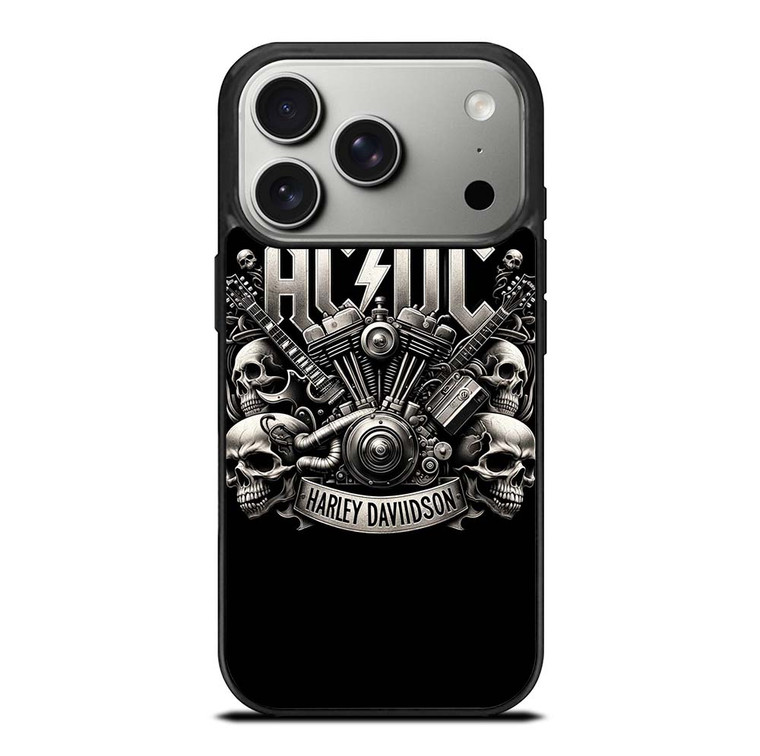 ACDC AC DC HARLEY DAVIDSON LOGO iPhone 17 Pro Case Cover