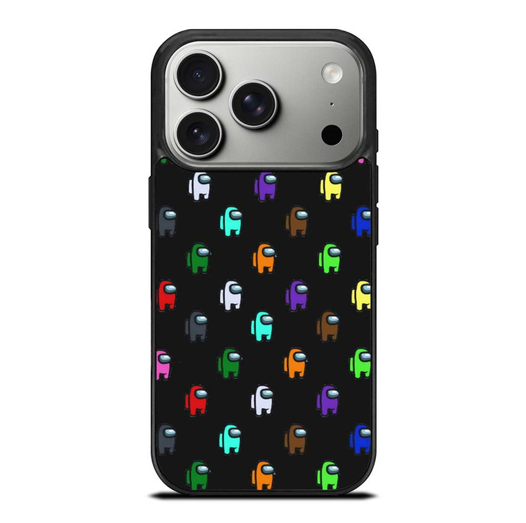AMONG US GAME PATTERN iPhone 17 Pro Case Cover