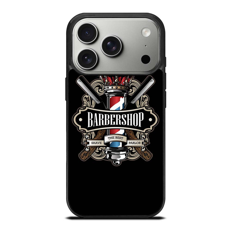 BARBERSHOP POLE HAIR CUT LOGO iPhone 17 Pro Case Cover