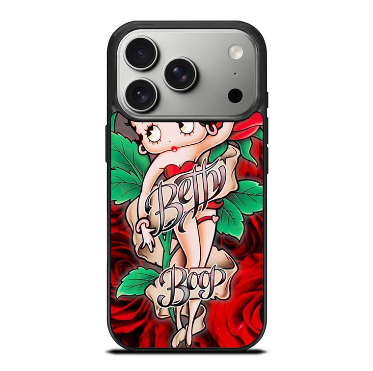 BETTY BOOP FLORAL iPhone 17 Pro Case Cover