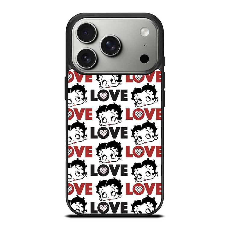 BETTY BOOP LOVE iPhone 17 Pro Case Cover