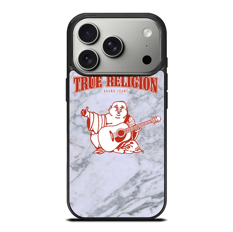 BIG BUDDHA TRUE RELIGION MARBLE iPhone 17 Pro Case Cover